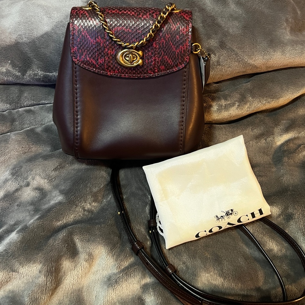 Coach Parker mini convertible backpack!